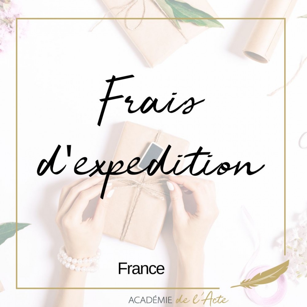 Frais d’expédition en colissimo (0 à 500 gr) - France