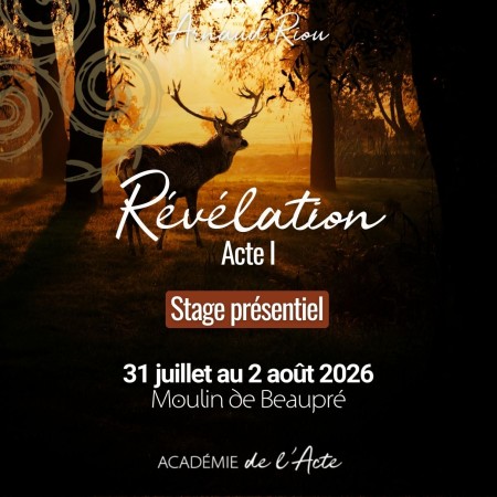 Stage d'Arnaud Riou - Révélation : tomber le masque et révéler le diamant de notre véritable nature