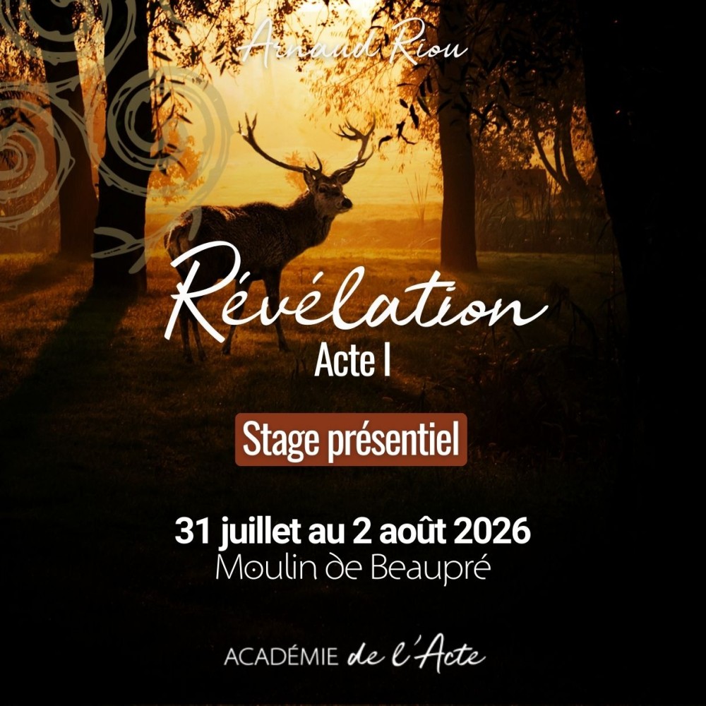 Stage d'Arnaud Riou - Révélation : tomber le masque et révéler le diamant de notre véritable nature