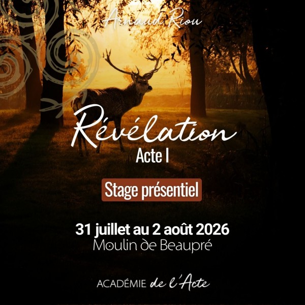 Stage d'Arnaud Riou - Révélation : tomber le masque et révéler le diamant de notre véritable nature