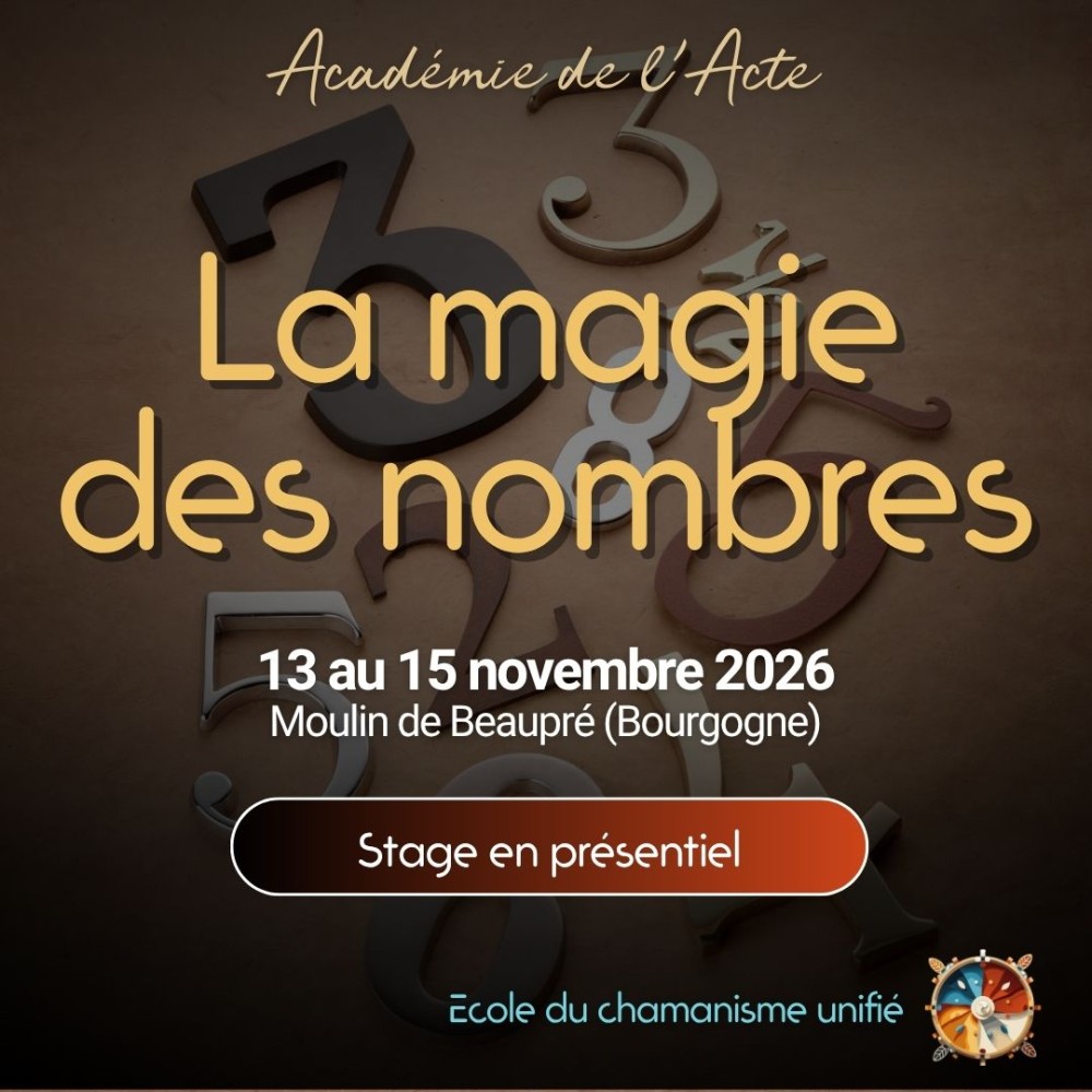 Stage la magie des nombres au Moulin de Beaupré  – Novembre 2026 Bourgogne