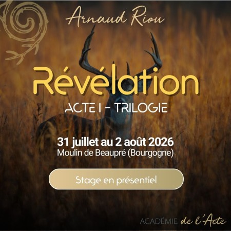 Stage d'Arnaud Riou - Révélation : tomber le masque et révéler le diamant de notre véritable nature