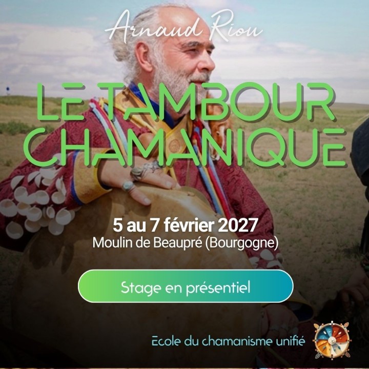 Pack Stage Cercle de tambour - Du 5 au 7 février 2027 - Ecole du chamanisme unifié